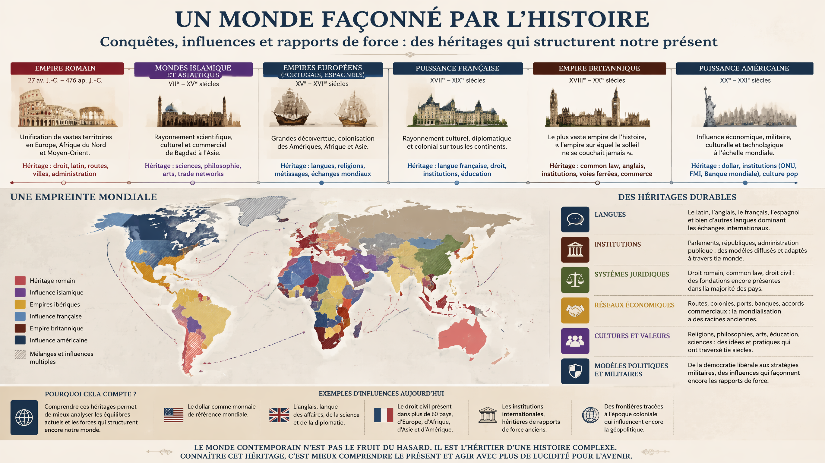 Histoire : le monde est-il le fruit du hasard ou celui des conquêtes ?